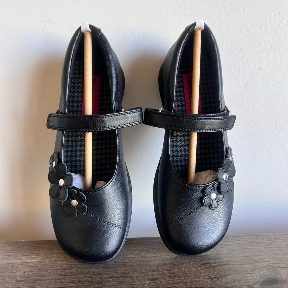 Rachel Shoes Sara Flowered Mary Jane Shoe Size 1.5 #B1132